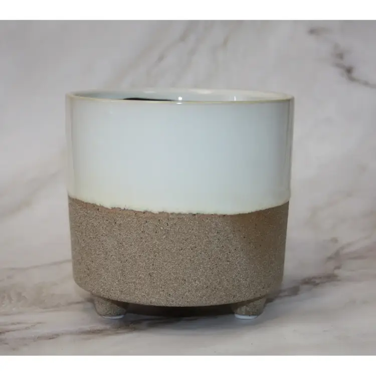 Кашпо SCHEURICH Kübel Piaff sandy white 63319 Кашпо SCHEURICH Kübel Piaff sandy white 63319