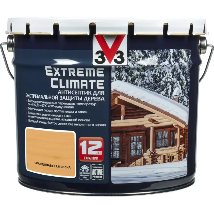 Акриловый антисептик для дерева V33 EXTREME CLIMATE 117447