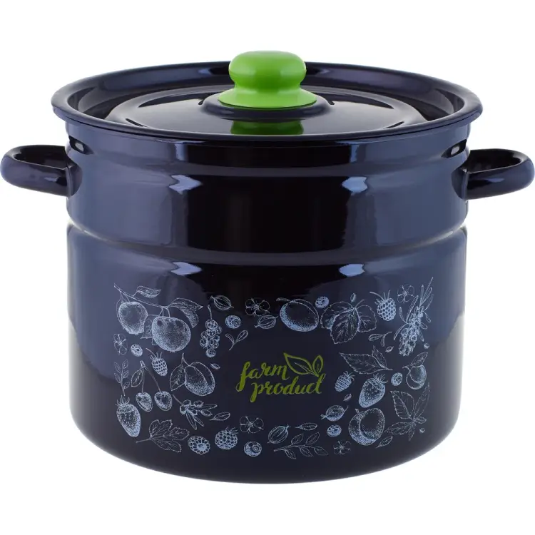 Цилиндрическая эмалированная кастрюля appetite Berry 1с200с Berry Цилиндрическая эмалированная кастрюля appetite Berry 1с200с Berry