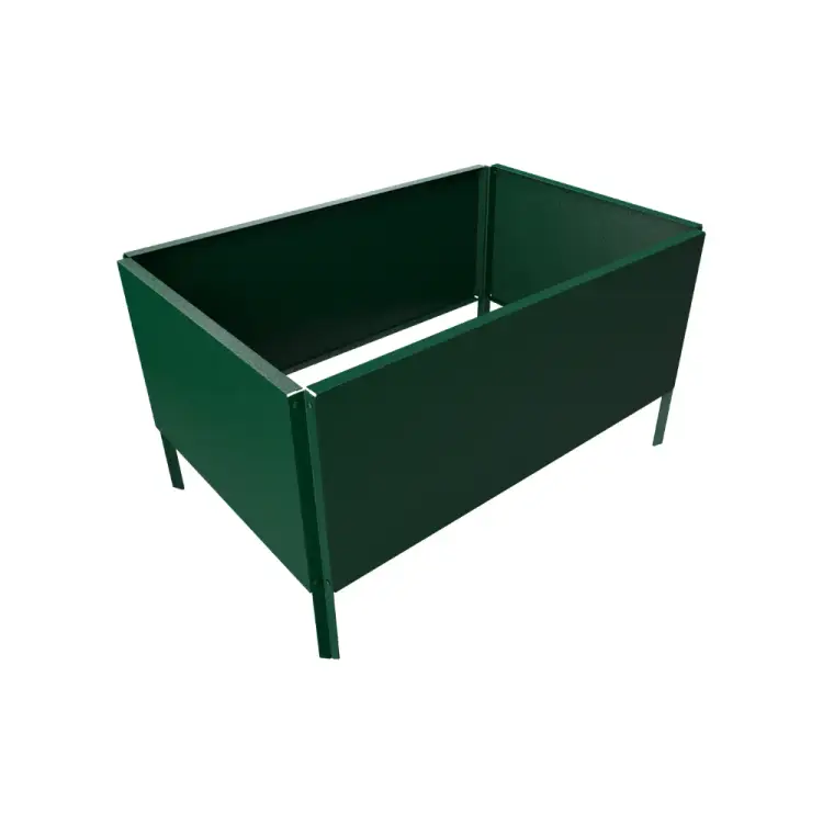 Готовая оцинкованная грядка на дачу Delta-Park GZ 30018GZ_4570Gr