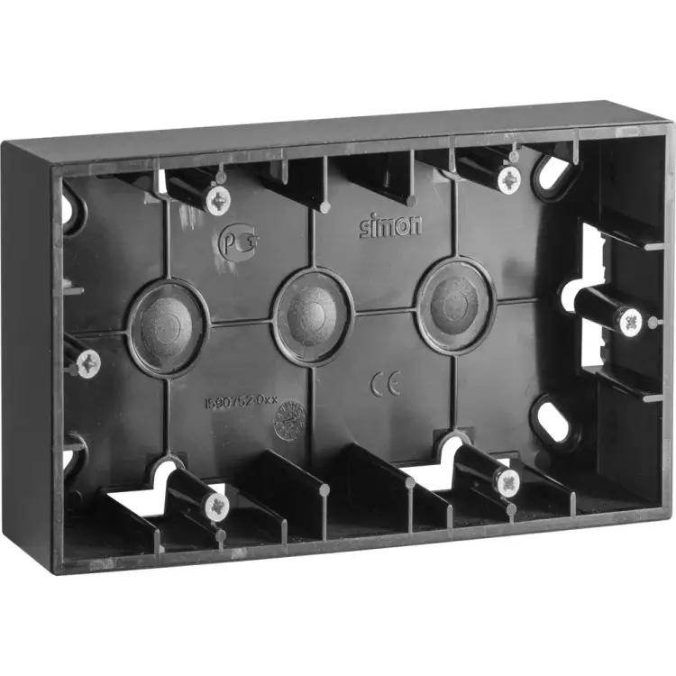 Монтажная коробка для накладного монтажа Simon 1590752-038