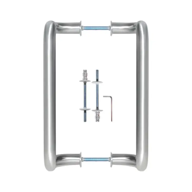 Изогнутая дверная ручка-скоба Doorlock DL PHS03/25/350 SS 73650