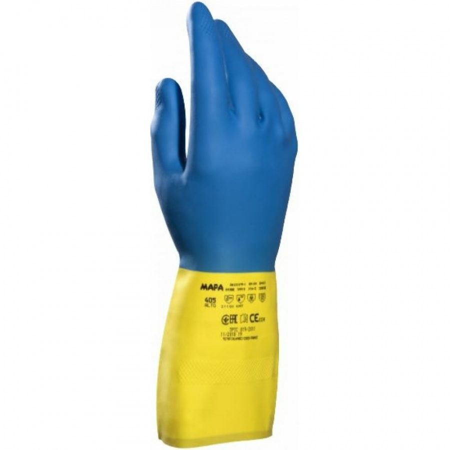 Кислотозащитные перчатки MAPA Professional тип-1 Альто-405