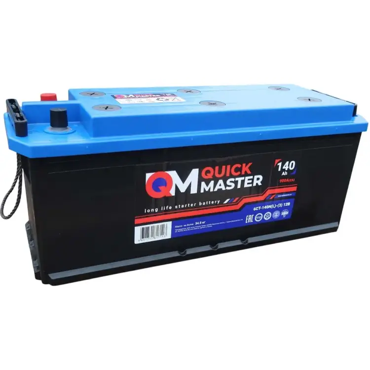 Акб Quick Master QUICK MASTER SP 6СТ-140 (L)-(3) 4657771817113