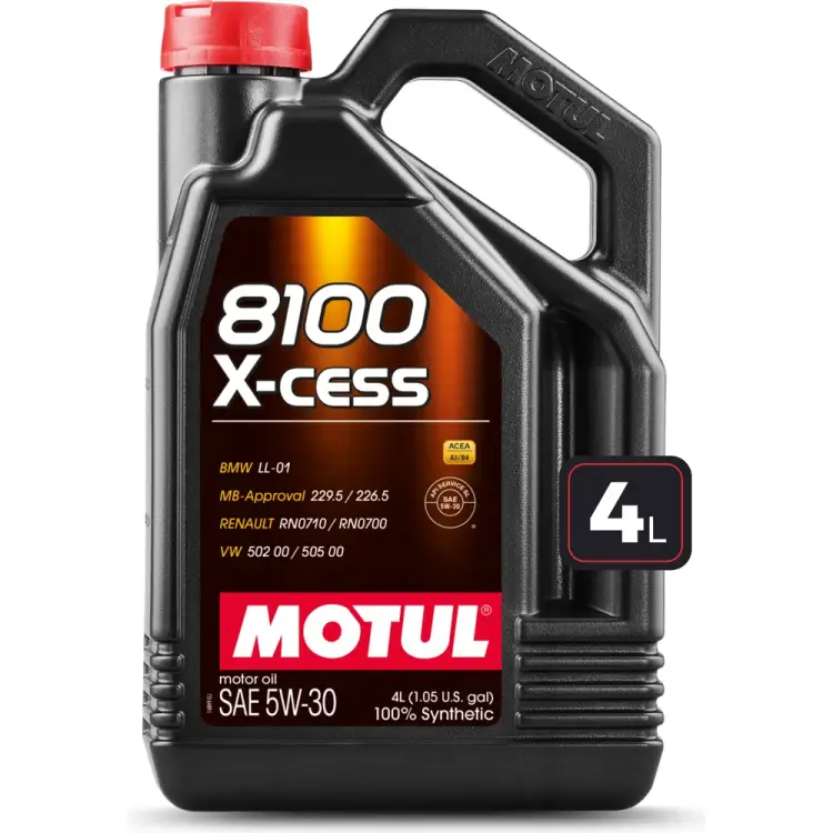 Синтетическое масло MOTUL 8100 X-cess 5W30 108945