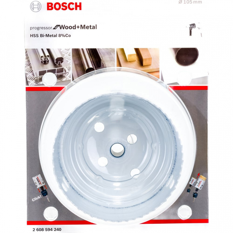 Биметаллическая коронка Bosch PROGRESSOR