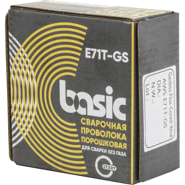 Порошковая проволока сварочная Start Basic e71t-gs д.1,0 (5кг) STB71150U Порошковая проволока сварочная Start Basic e71t-gs д.1,0 (5кг) STB71150U