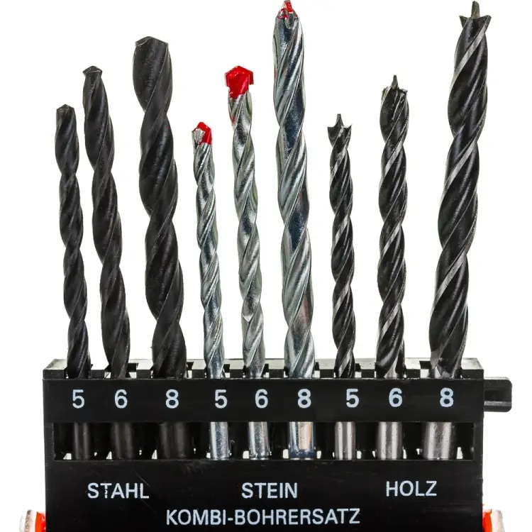 Набор сверл по бетону, металлу, дереву SPARTA 725055