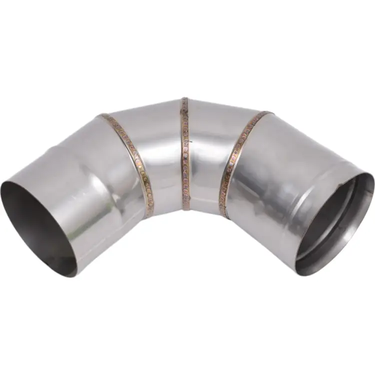 Отвод РОССТИН 90 градусов 100х0.8 мм; AISI 304 НФ-00002744