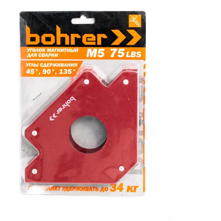 Уголок магнитный для сварки Bohrer M5 71340575