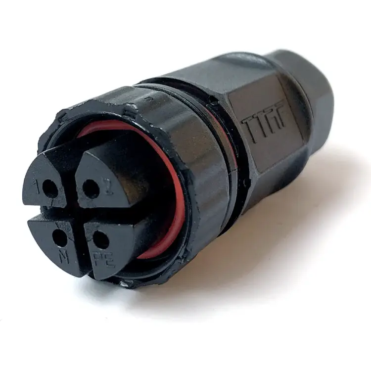 Водостойкий четырехполюсный промышленный разъем TTAF Elektronik WPF-0400M20 Водостойкий четырехполюсный промышленный разъем TTAF Elektronik WPF-0400M20
