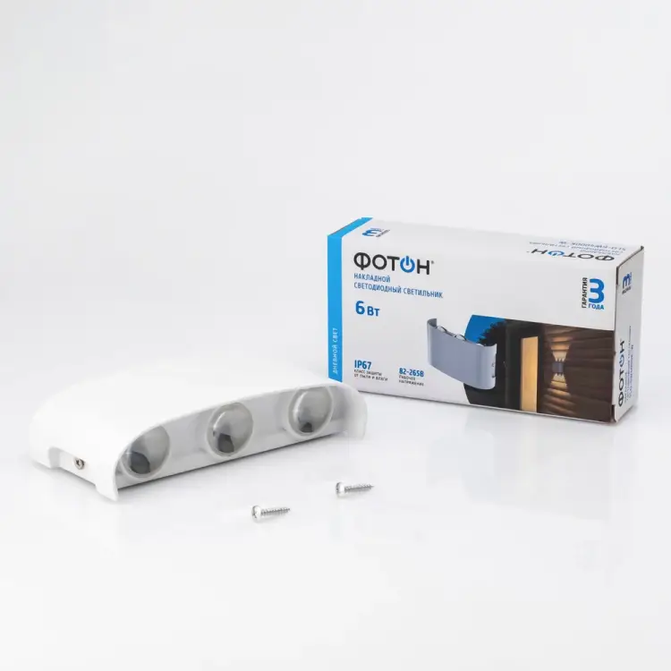 Светодиодный накладной светильник ФОТОН SLO- 6W4000K-W 24743