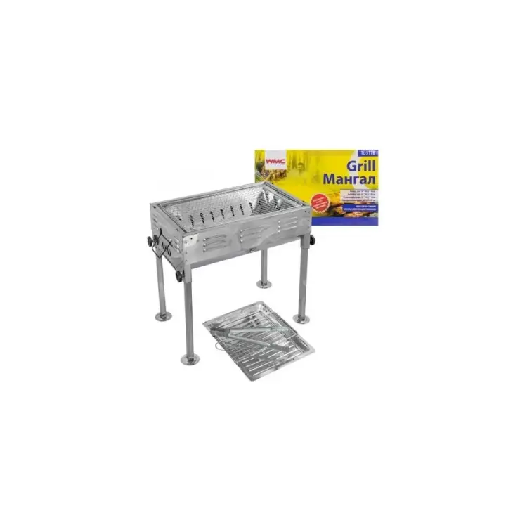 Складной мангал WMC TOOLS WMC-TL517B 56416 Складной мангал WMC TOOLS WMC-TL517B 56416