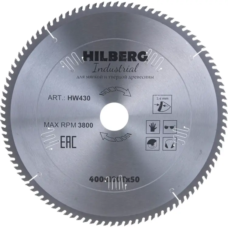 Пильный диск по дереву Hilberg Hilberg Industrial HW430 Пильный диск по дереву Hilberg Hilberg Industrial HW430