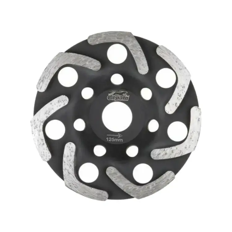 Алмазная шлифовальная чашка Gepard GP0807-125 Алмазная шлифовальная чашка Gepard GP0807-125
