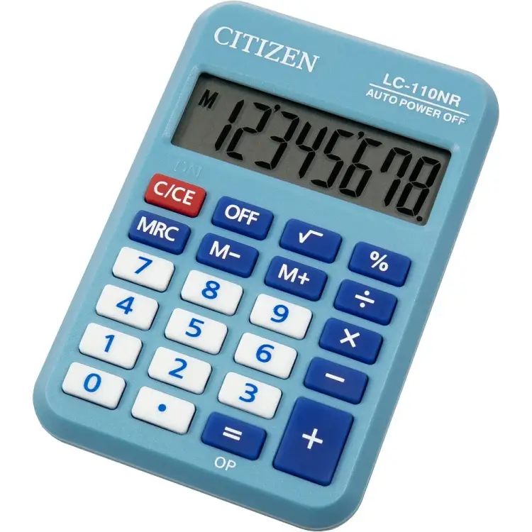 Карманный калькулятор Citizen LC-110NR-BL Карманный калькулятор Citizen LC-110NR-BL