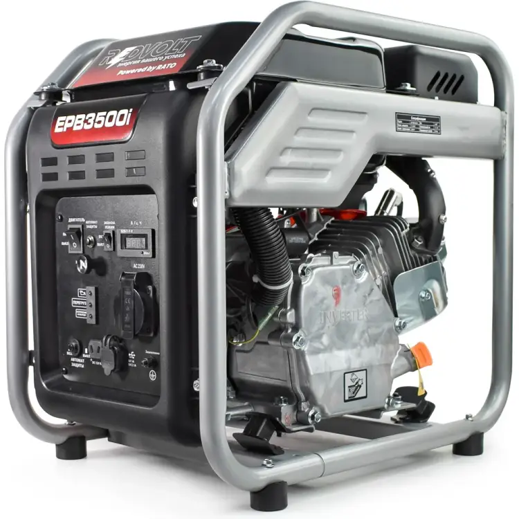 Инверторный бензогенератор REDVOLT EPB3500i