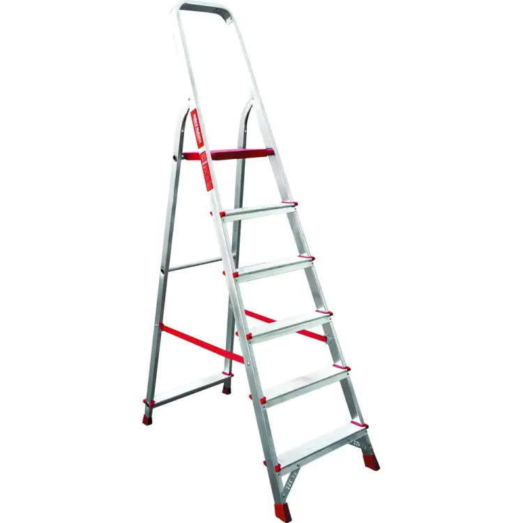 Алюминиевая стремянка Новая Высота 3110106 Алюминиевая стремянка Новая Высота 3110106