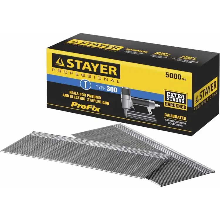 Особотвердые гвозди STAYER PROFESSIONAL тип 300 20 мм (5000 шт.) 31530-20