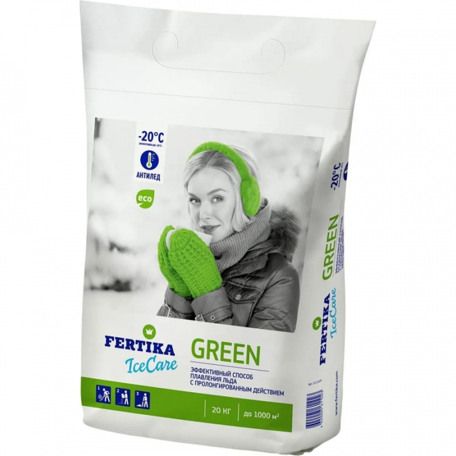Антигололедный реагент Fertika Icecare Green