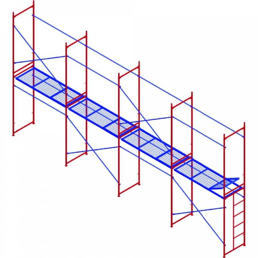 Комплект рамных лесов Мега 773
