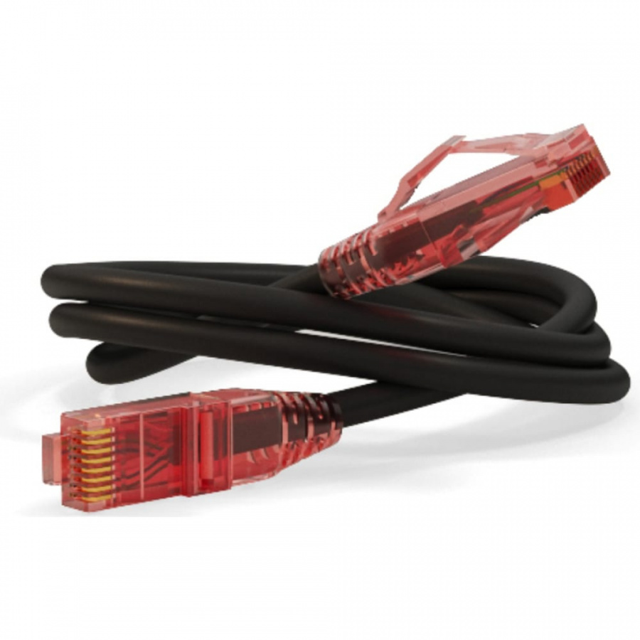 Патч-корд Hyperline PC-LPM-UTP-RJ45-RJ45-C5e-3M-LSZH-BK
