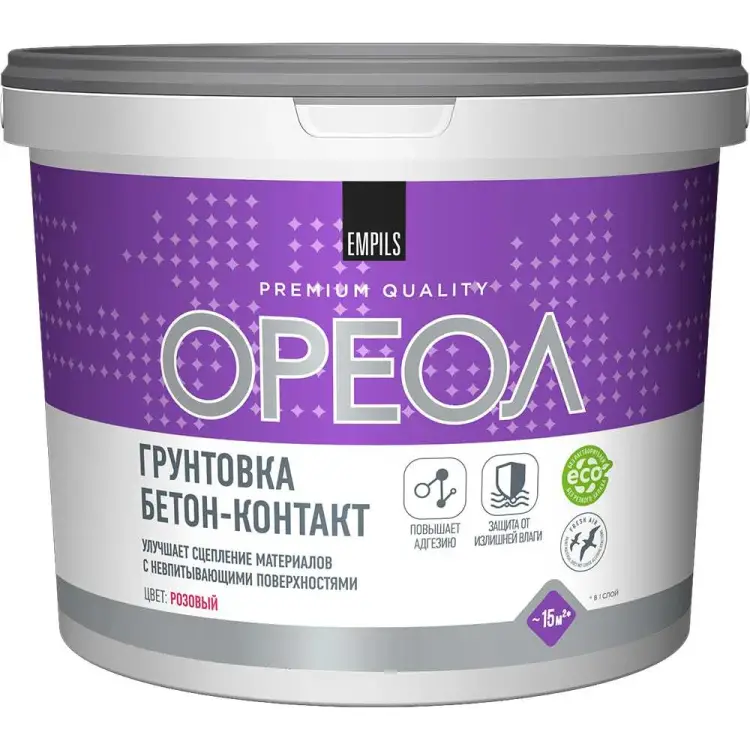 Водно-дисперсионная полиакриловая грунтовка для наружных и внутренних работ ОРЕОЛ 66138