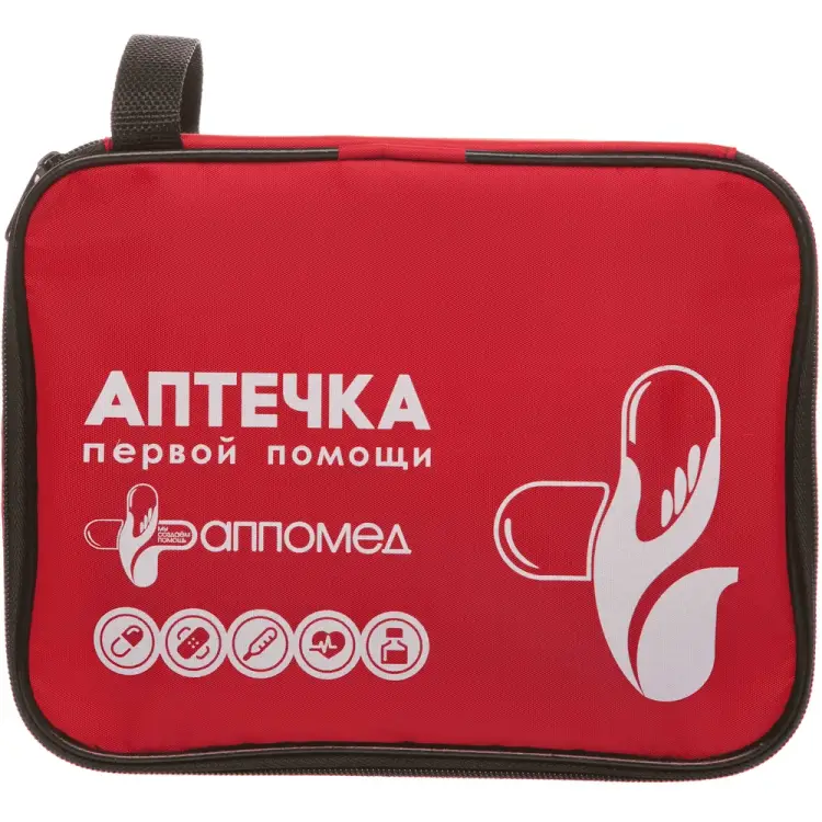 Автомобильная аптечка для оказания первой помощи пострадавшим в ДТП ООО АППОМЕД 01282 Автомобильная аптечка для оказания первой помощи пострадавшим в ДТП ООО АППОМЕД 01282