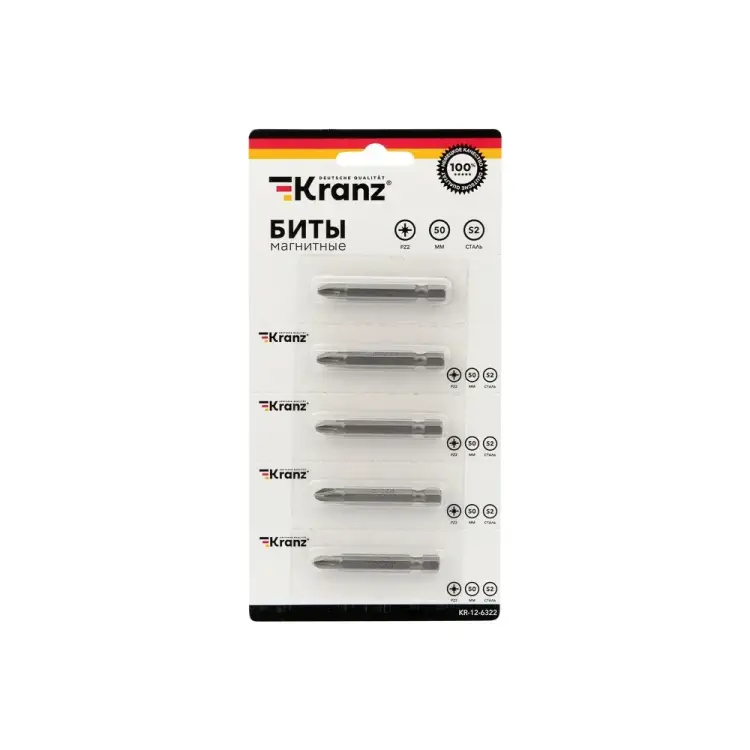Бита для шуруповерта KRANZ KR-12-6322 Бита для шуруповерта KRANZ KR-12-6322