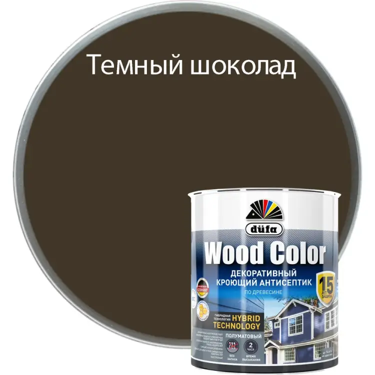 Кроющий антисептик Dufa WOOD COLOR МП00-007424