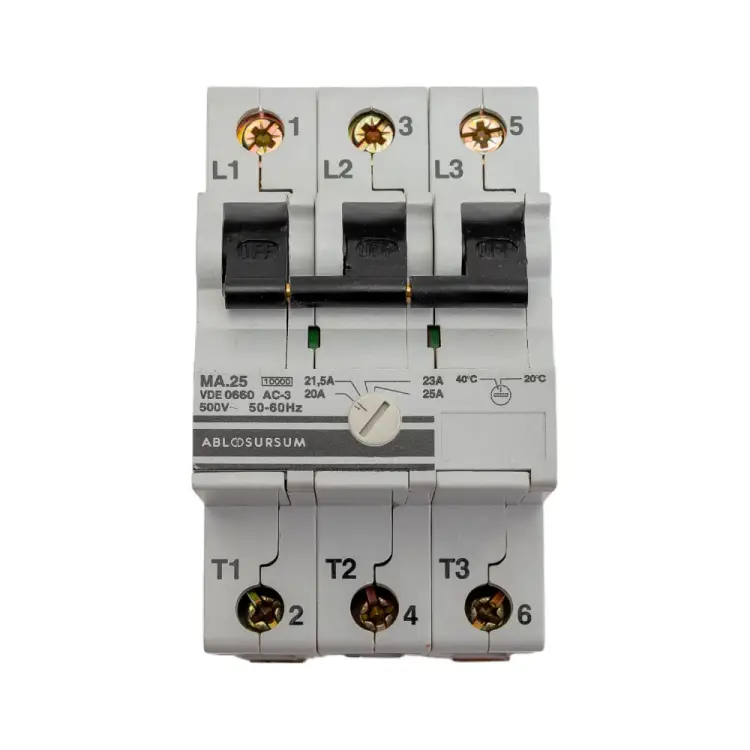 Автоматический выключатель защиты электродвигателей ABL MA25 MA25M