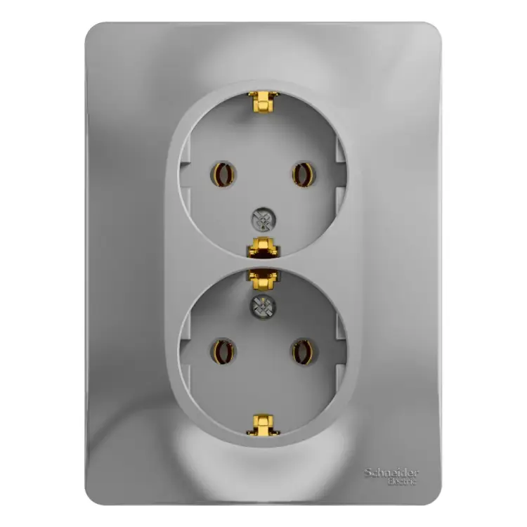 Двойная розетка Systeme Electric GLOSSA GSL000324