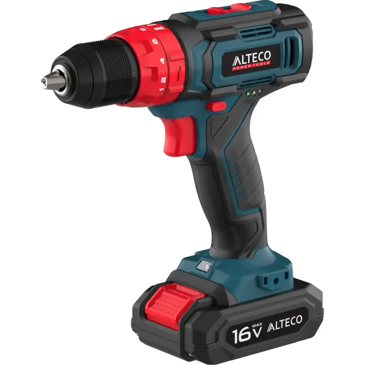 Аккумуляторная ударная дрель-шуруповерт ALTECO CID 16-28 71395