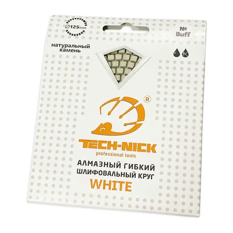 Гибкий шлифовальный круг алмазный TECH-NICK АГШК WHITE 128.120.7805 Гибкий шлифовальный круг алмазный TECH-NICK АГШК WHITE 128.120.7805