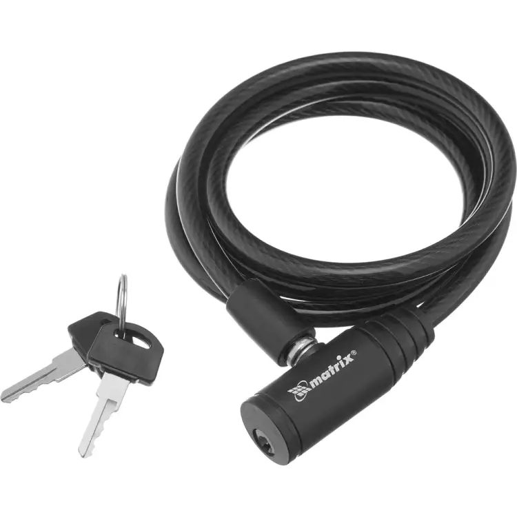 Универсальный тросовый замок MATRIX 91816