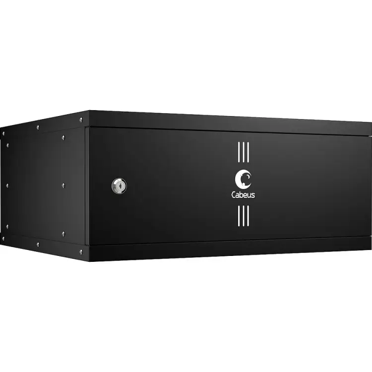 Телекоммуникационный настенный шкаф Cabeus WSC-05D-4U55/45m-BK Телекоммуникационный настенный шкаф Cabeus WSC-05D-4U55/45m-BK