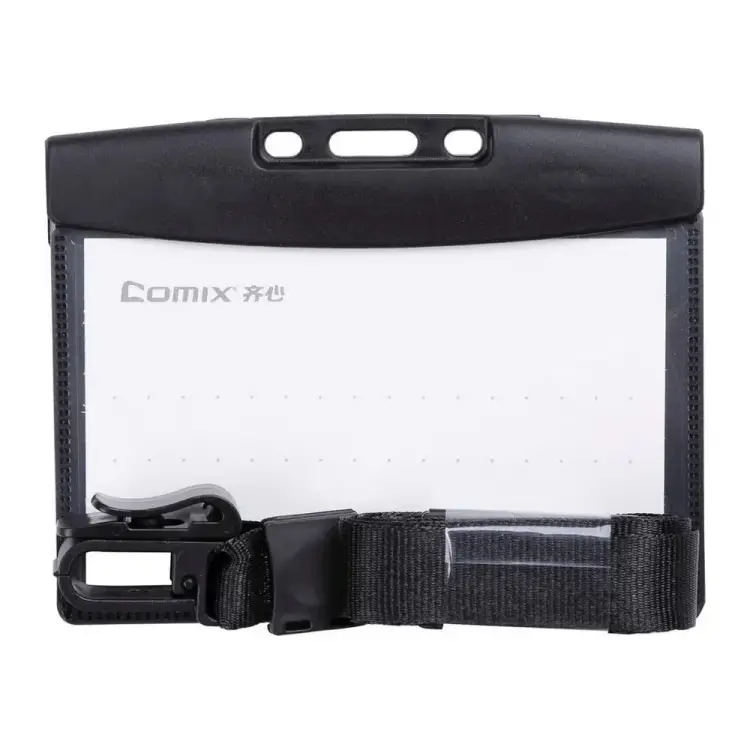 Горизонтальный бейдж COMIX A7966 BLK