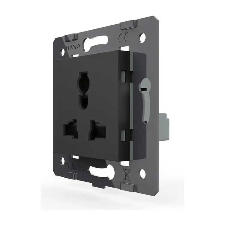 Электрическая универсальная розетка LIVOLO VL-FCT22 16A-2BP