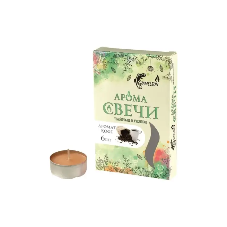 Ароматизированные чайные свечи EUROHOUSE Кофе С-00-20