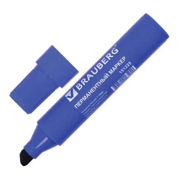 Перманентный маркер BRAUBERG JUMBO 151225