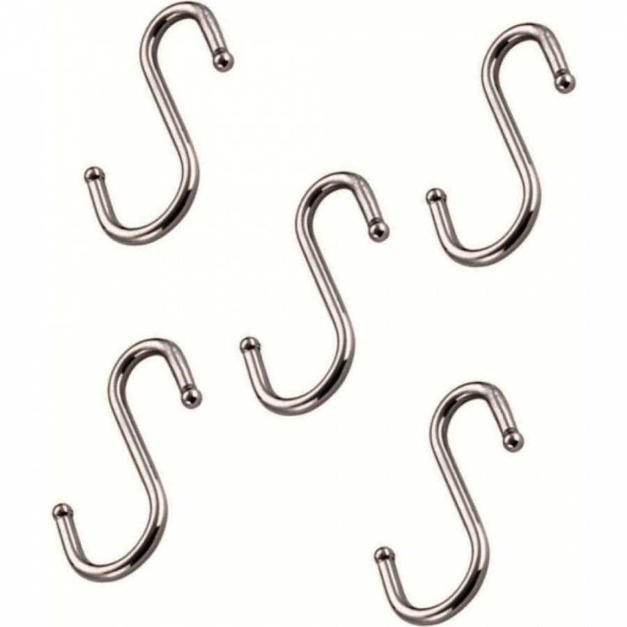 Набор одинарных крючков Delphinium S-hooks АЕ-414/5pcs