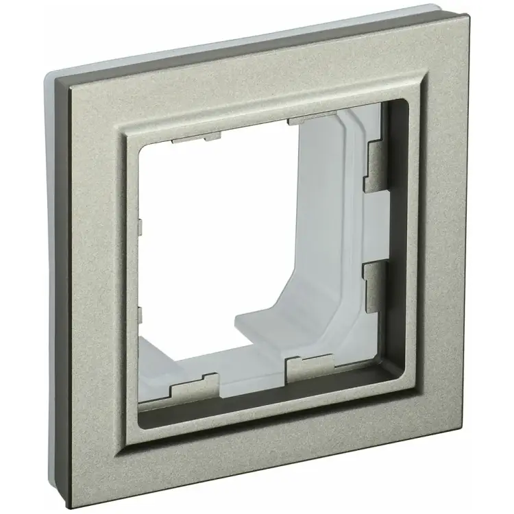 Одноместная рамка IEK Brite ру-1-брш-44 BR-M12-44-K37