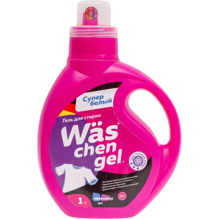 Гель для стирки белого белья More Choice Wäs chen gel White WgW1