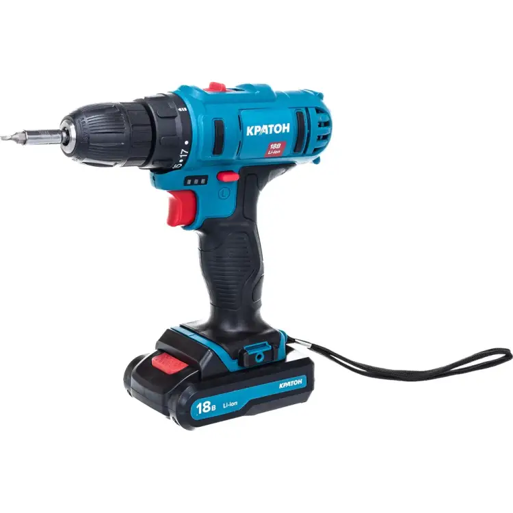 Аккумуляторная дрель-шуруповерт Кратон CD-18-Li-1,5 3 11 01 056 Аккумуляторная дрель-шуруповерт Кратон CD-18-Li-1,5 3 11 01 056