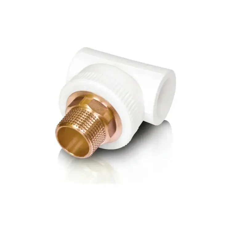 Комбинированный тройник Blue Ocean PPRF/ETT(W)-40х1"