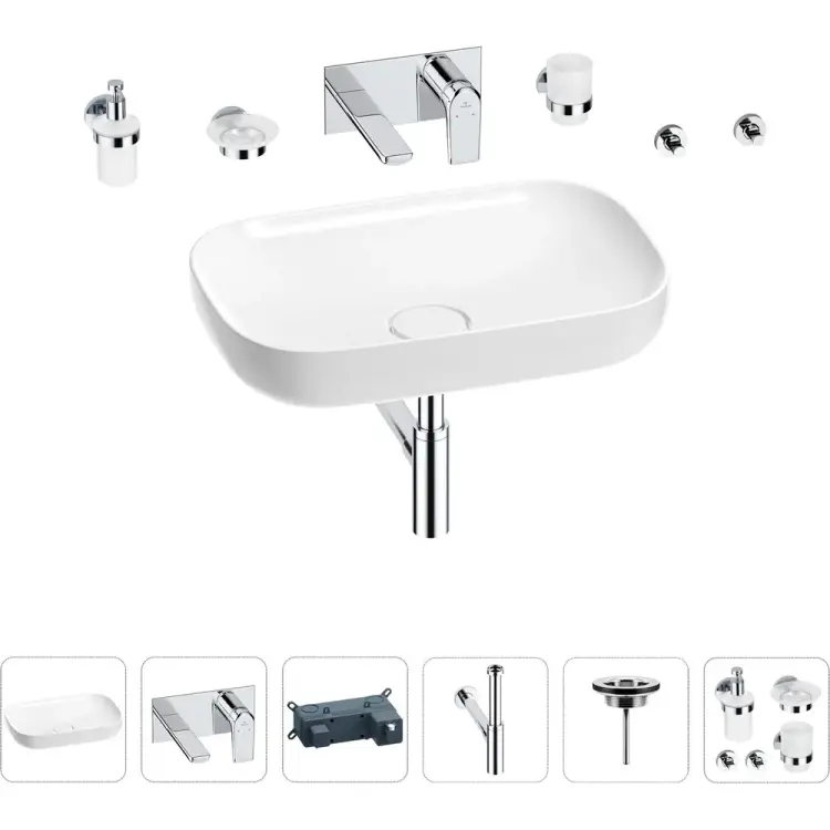 Раковина для ванной Wellsee Croquis 201005696