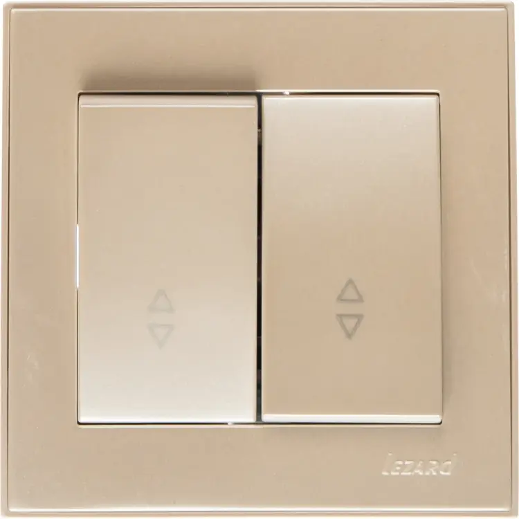 Проходной двойной выключатель Lezard RAIN 703-3030-106