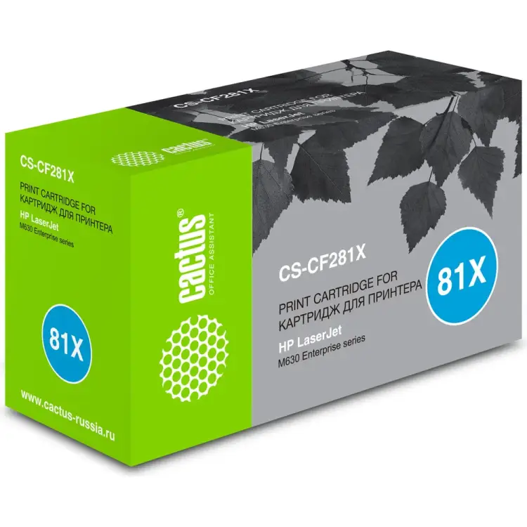Лазерный картридж для hp lj ent m630/m605dn/m606dn/m605x Cactus cf281x 282614