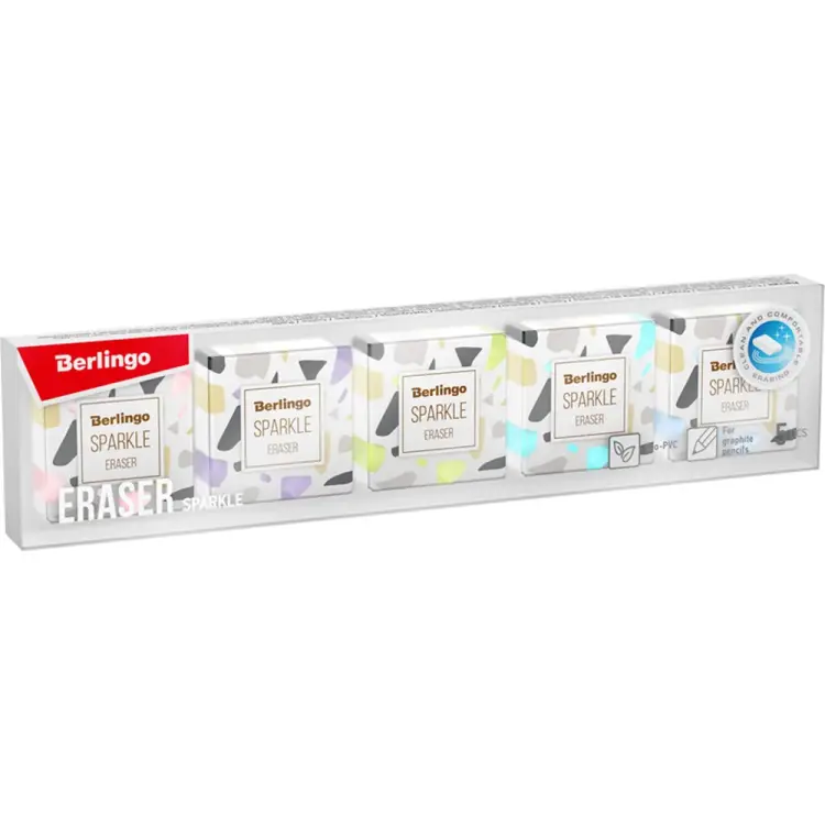 Прямоугольный ластик Berlingo Sparkle BLc_00500_5