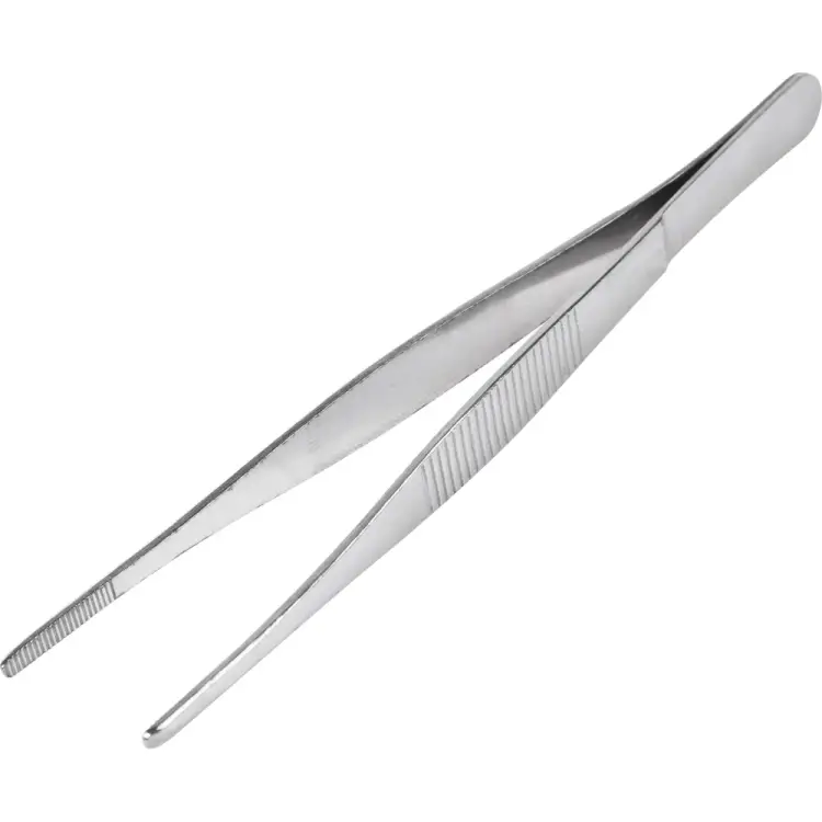 Рифленый прямой пинцет REXANT 12-0366